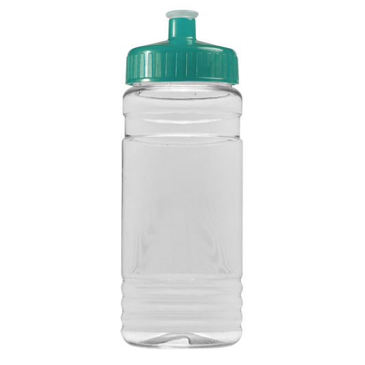 20 oz. Clear Sports Bottle with Push Pull Lid